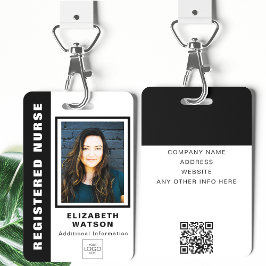 Crachá Código QR personalizado com o logotipo do evento d