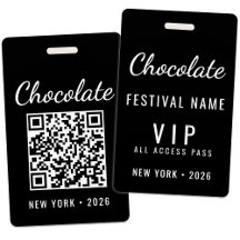 Código QR VIP do Evento Personalizado do Festival 