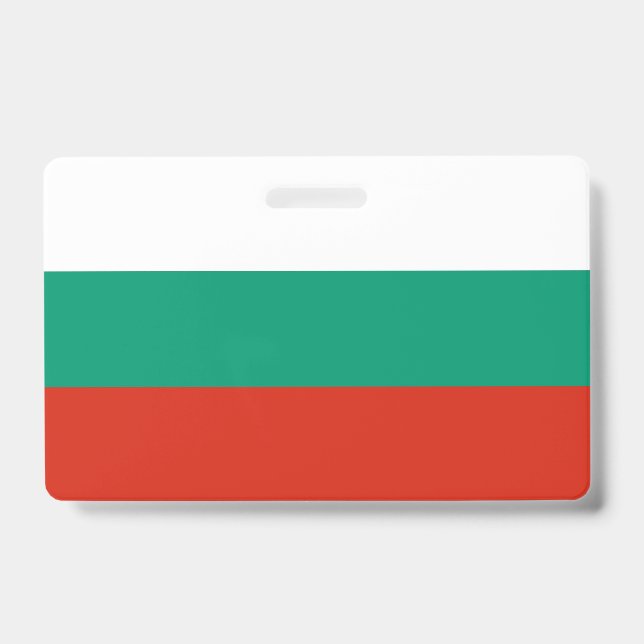 Crachá com a bandeira da Bulgária (Frente)
