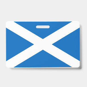 Crachá com a bandeira da Escócia, Reino Unido