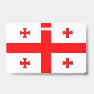 Crachá com a bandeira da Geórgia