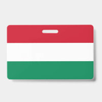 Crachá com a bandeira da Hungria