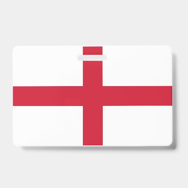 Crachá com a bandeira da Inglaterra, Reino Unido (Frente)