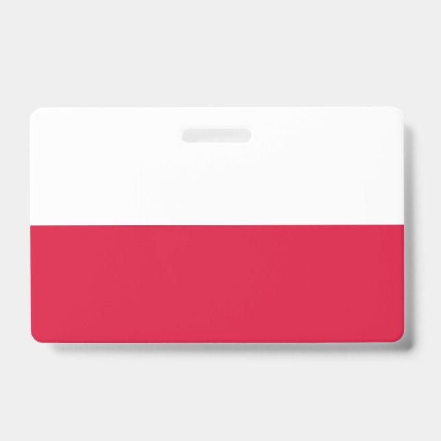 Crachá com a bandeira da Polônia (Frente)