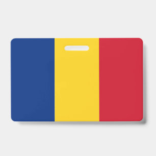 Crachá com a bandeira da Romênia