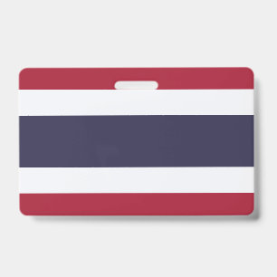 Crachá com a bandeira da Tailândia