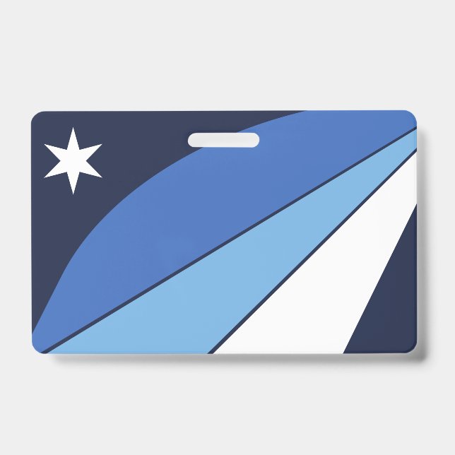 Crachá com a bandeira de Columbia, SC (Frente)