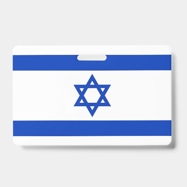 Crachá com a bandeira de Israel (Frente)
