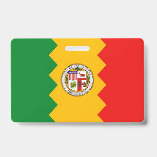 Crachá com a bandeira de Los Angeles, EUA