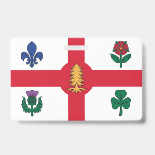 Crachá com a bandeira de Montreal