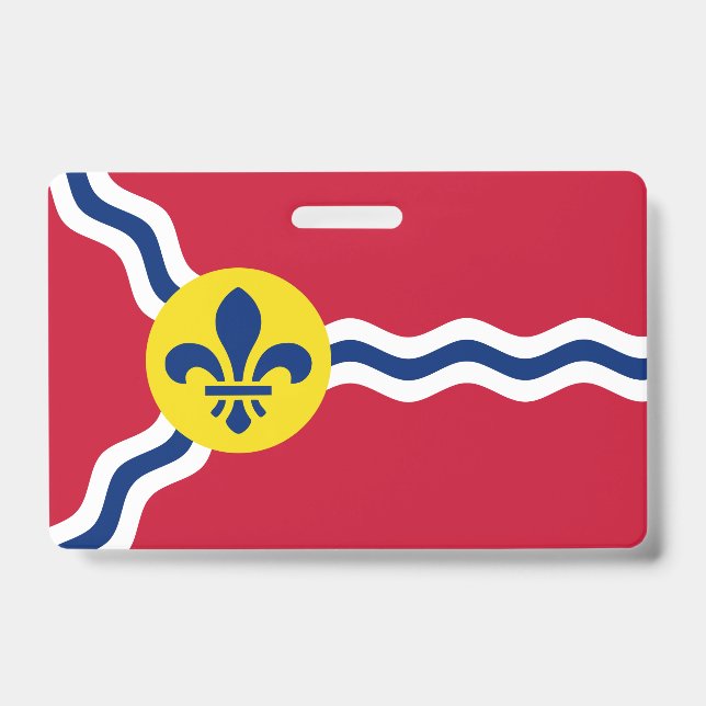 Crachá com a bandeira de St. Louis (Frente)