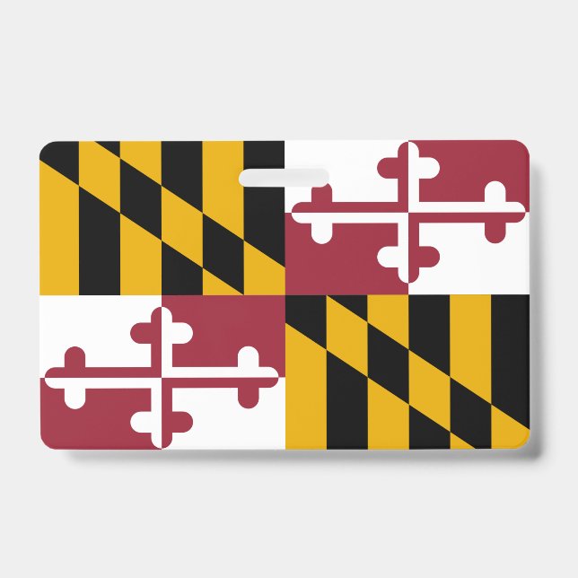 Crachá com a bandeira do estado de Maryland, EUA (Frente)