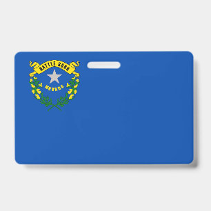 Crachá com a bandeira do estado de Nevada, EUA