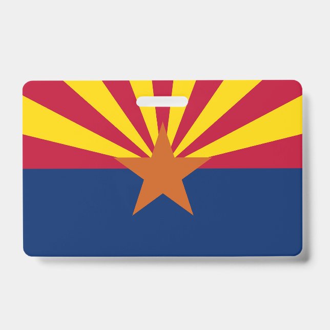 Crachá com a bandeira do estado do Arizona, EUA (Frente)