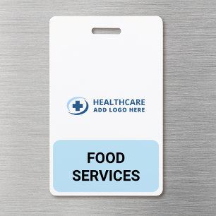 Crachá Companheiro de Cafeteria Hospitalar de Cor Persona