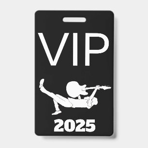 Crachá Concerto Personalizado de Rock Clássico