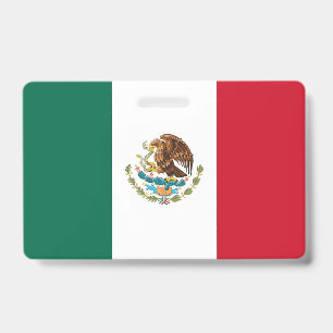 Crachá conhecido com a bandeira de México