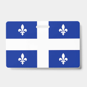 Crachá conhecido com a bandeira de Quebeque
