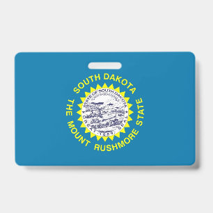 Crachá conhecido com a bandeira de South Dakota,