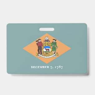 Crachá conhecido com a bandeira do estado de