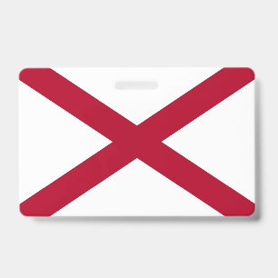 Crachá conhecido com a bandeira do estado de