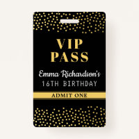 Convite de Aniversário do VIP Pass