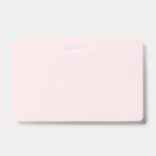 Crachá Cor sólida delicada rosa corado simples