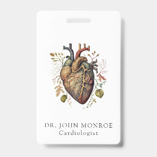 Crachá Coração Anatômico Cardiologia Médica