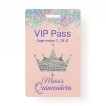 Coroa de Prata Colorida Quinceañera VIP