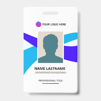 Crachá Corporate ID Card Design Template