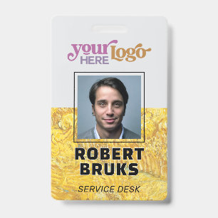 Crachá Corporativo Personalizado ID de Funcionário