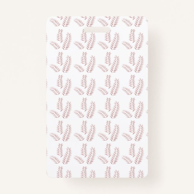 Crachá Crachás de ID personalizados | Acesso personalizad (Verso)