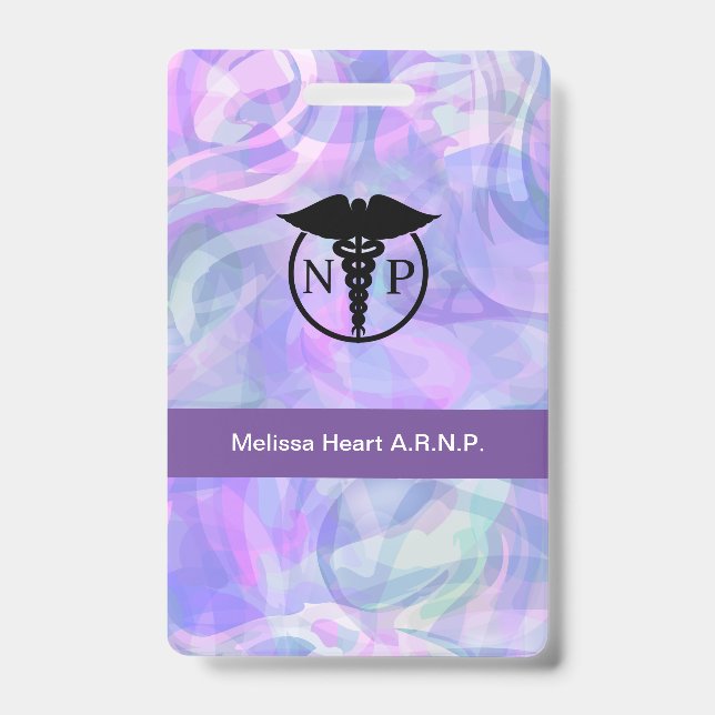 Crachá Crachás de Nome Médico do Médico Profissional de E (Frente)