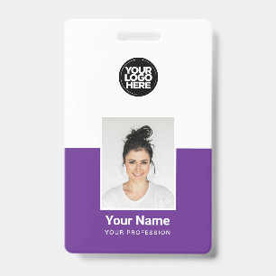 Crachá Crachás de Segurança de Id Com Foto Personalizada