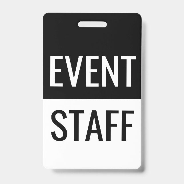 Crachá Crachás do Funcionarios de eventos clássicos (Front)