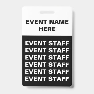 Crachá Crachás Genéricos para Eventos Especiais
