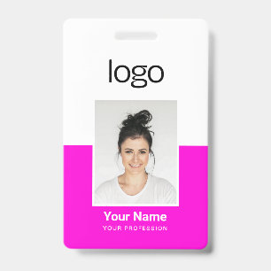 Crachá Crachás Personalizados de Foto do Funcionário