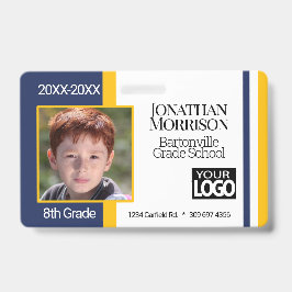 Crachá Crachás personalizados de identificação de fotos n