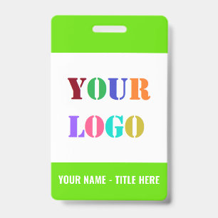 Crachá Crachás Personalizados de Nome, Logotipo ou Foto p