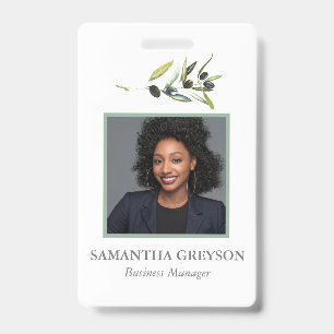 Crachá Crachás Personalizados de Ramo Oleícola com Foto