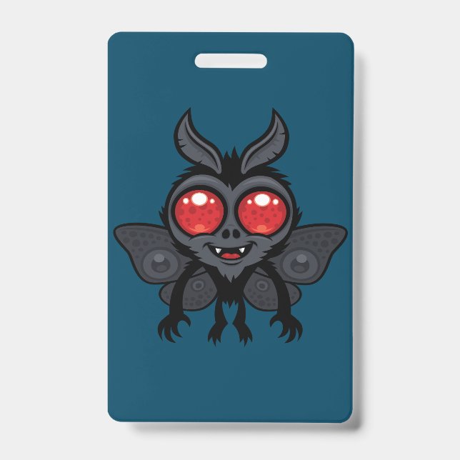 Crachá Creepy Cute Cryptid Mothman Monster (Frente)