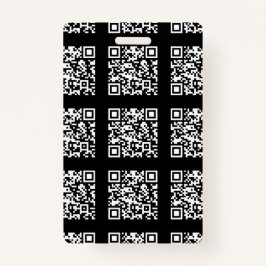 Crachá Criar um Padrão de Código QR em Título | Cor editá