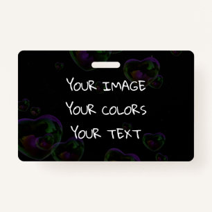 Crachá Criar um personalizado