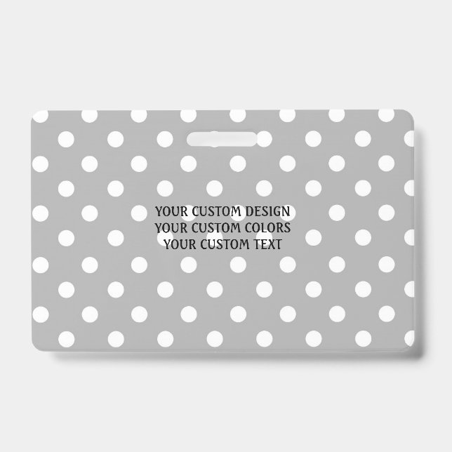 Crachá Crie seu personalizado personalizado (Frente)