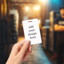 Crie seu próprio cartão vertical de plástico PVC 2