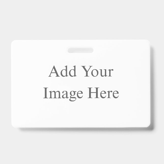 Crachá Crie seu próprio distintivo branco (Frente)