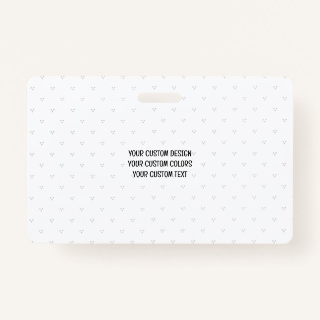 Crachá Crie seu próprio personalizado (Frente)