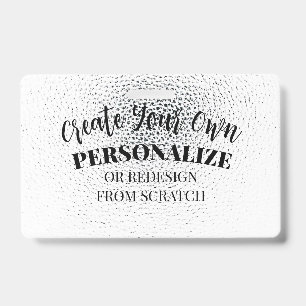 Crachá Crie seu próprio personalizado