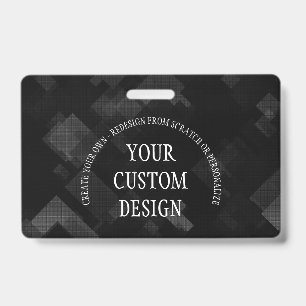 Crachá Crie seu próprio personalizado projetado