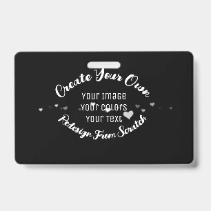 Crachá Crie sua própria imagem personalizada